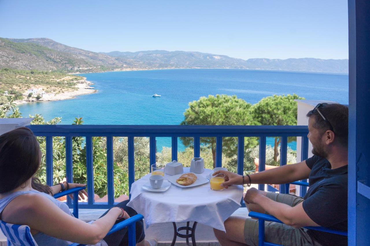 Sunrise Limnionas Apartments Marathókampos エクステリア 写真